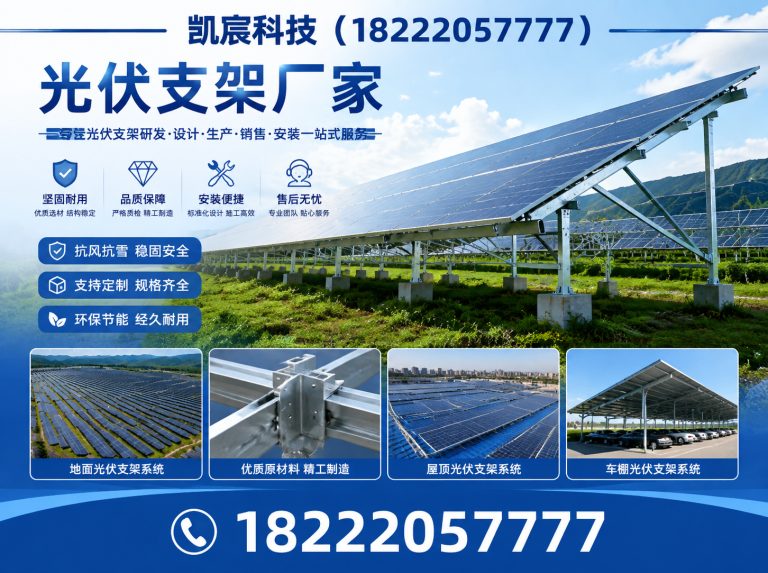 南开区光伏支架研发制造展示图