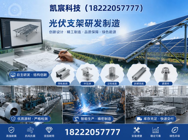南开区光伏支架厂家展示图